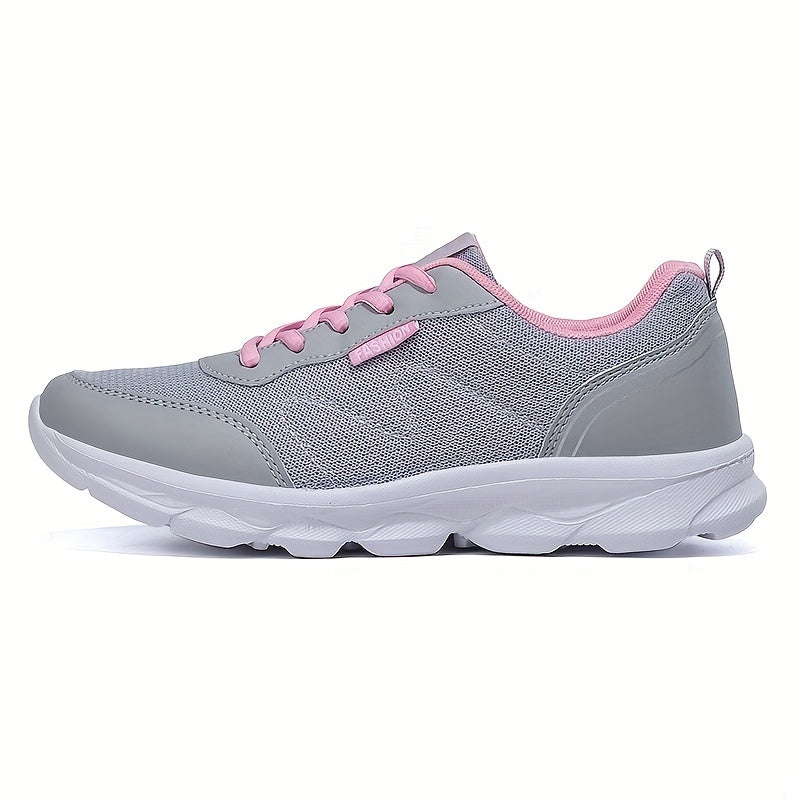 Y2k Women's Non Slip Walking Shoes Lace Up Soft Sole Comfort Running Shoes