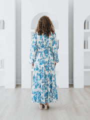  Casual Floral Print Maxi Dress