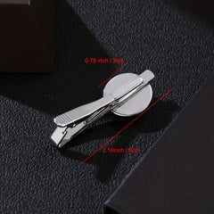 Cloud Star Glass Metal Tie Clips for Men
