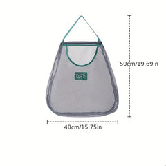 Hanging Mesh Bag for Kitchen Storage of Vegetables and Fruits