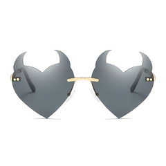 Frameless Irregular Sunglasses for Party Dance Disco