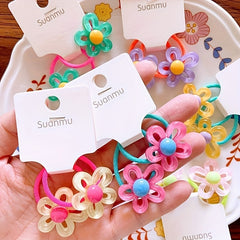 10pcs Hollow Flower Resin Accessories for DIY Phone Case Hair Access