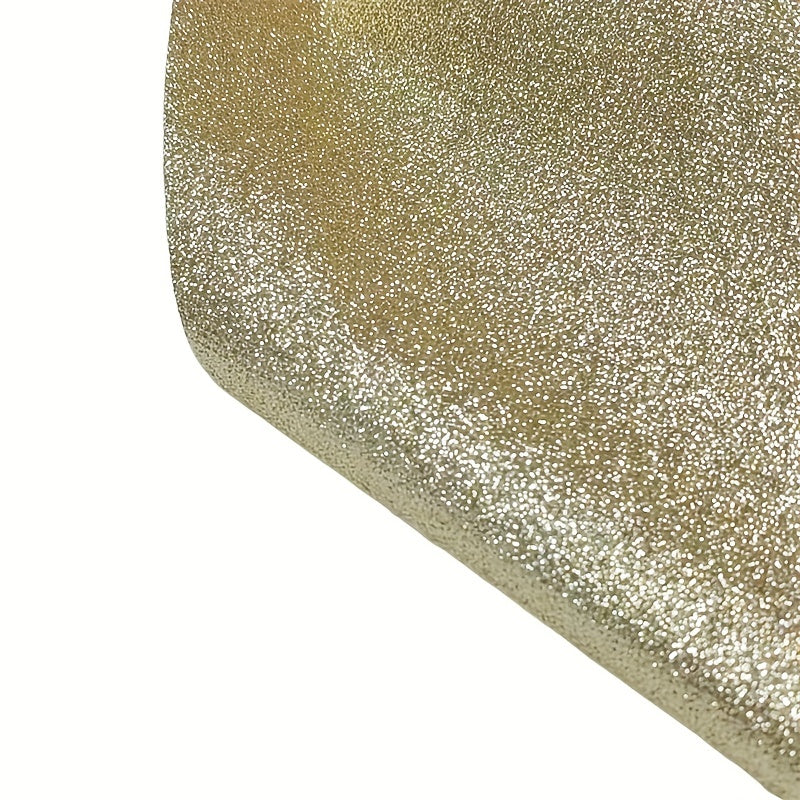 1pc Sparkly Glitter Leather Sheets Faux Fabric Canvas DIY Craft Projects