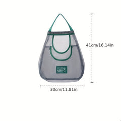 Hanging Mesh Bag for Kitchen Storage of Vegetables and Fruits