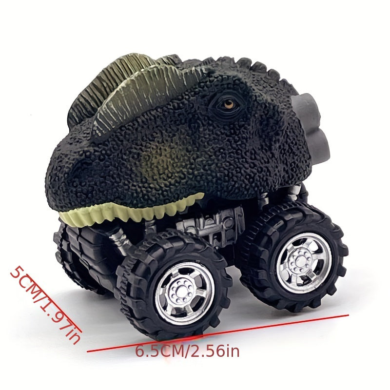 Dino Toy Pull Back Cars Mini Monster Truck Big Tires