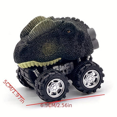 Dino Toy Pull Back Cars Mini Monster Truck Big Tires