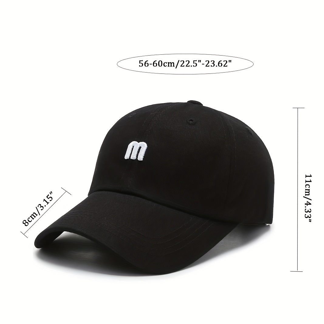3D Embroidery Baseball Cap Candy Cotton Dad Hats