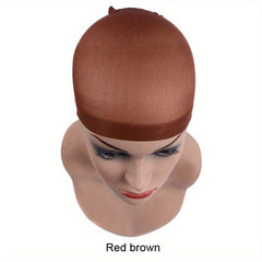 2pcs Wig Cap Hair Net Stretch Mesh Stocking Caps For Making Wigs