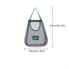 Hanging Mesh Bag for Kitchen Storage of Vegetables and Fruits