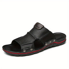 Men's Slide Sandals Non Slip Open Toe Outdoor Beach Shoes