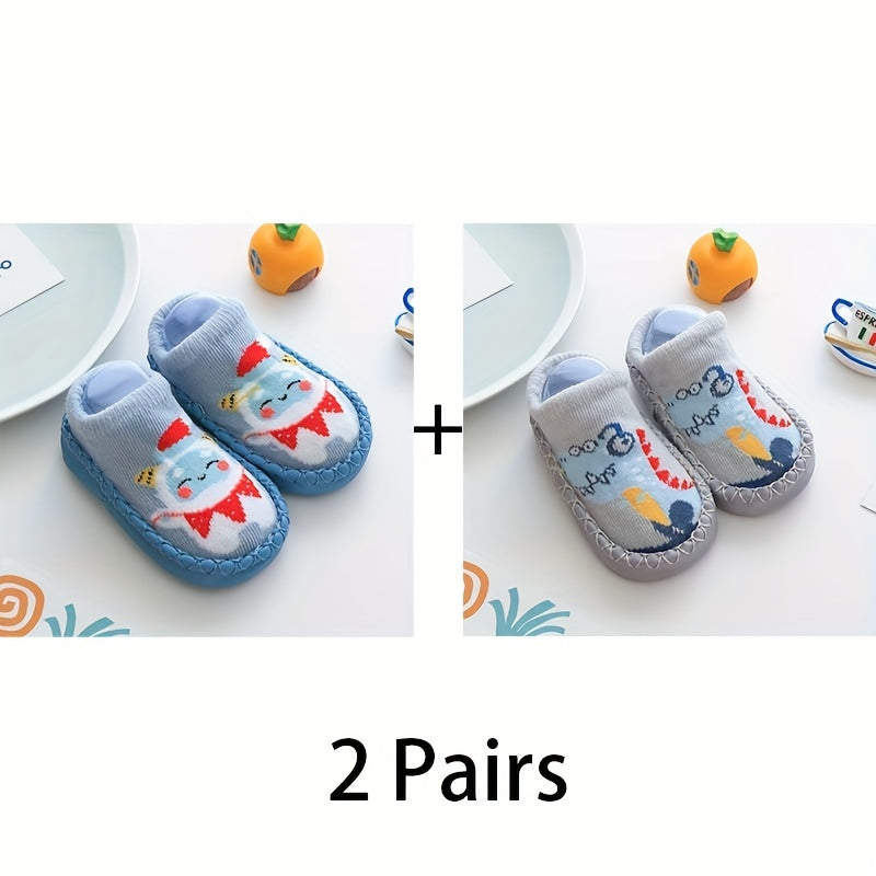 Baby Cartoon Pattern Non-slip Floor Socks Soft Bottom Toddlers Walking Socks