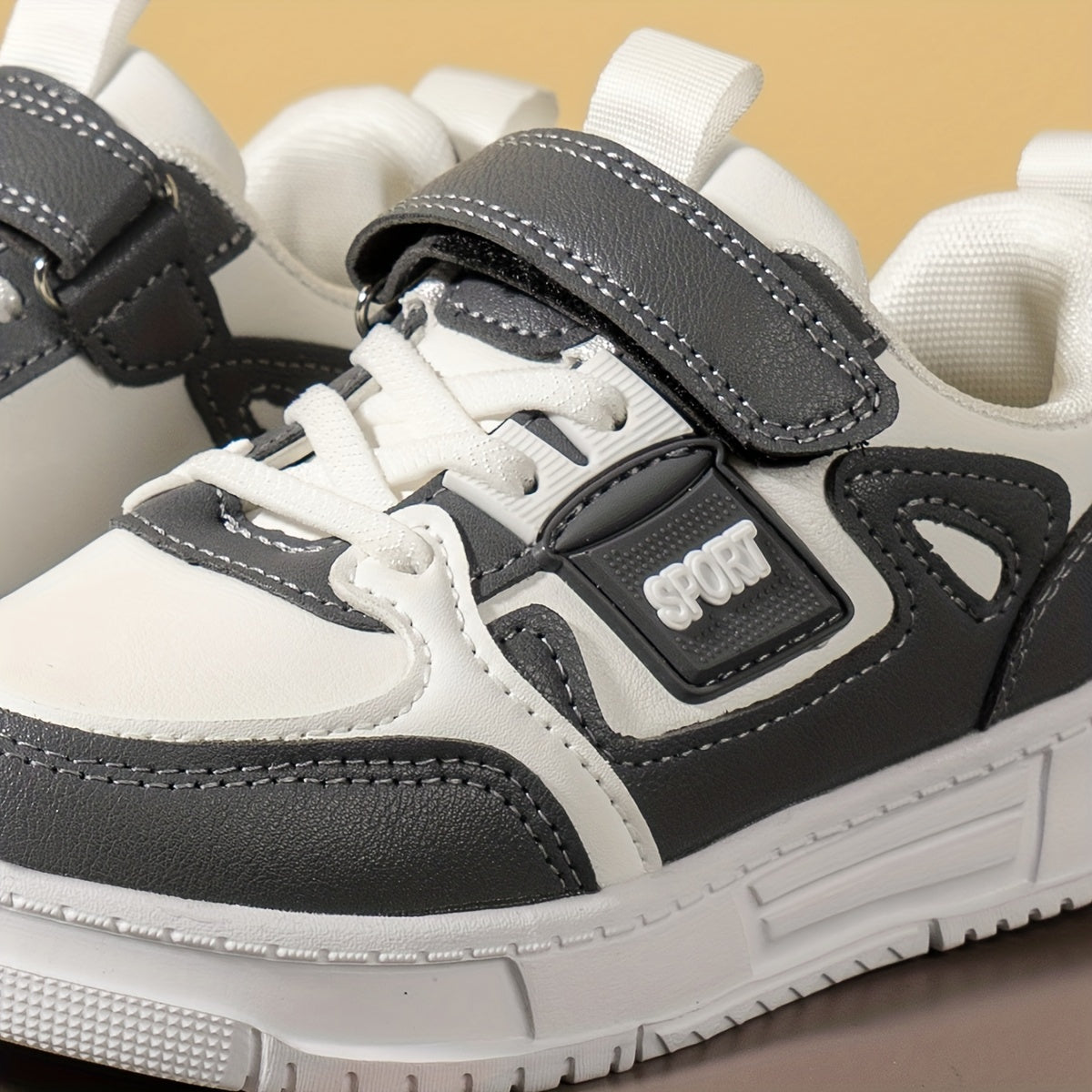 Boys Soft Sole Skate Shoes Comfy Non Slip Casual Sneakers For Kids