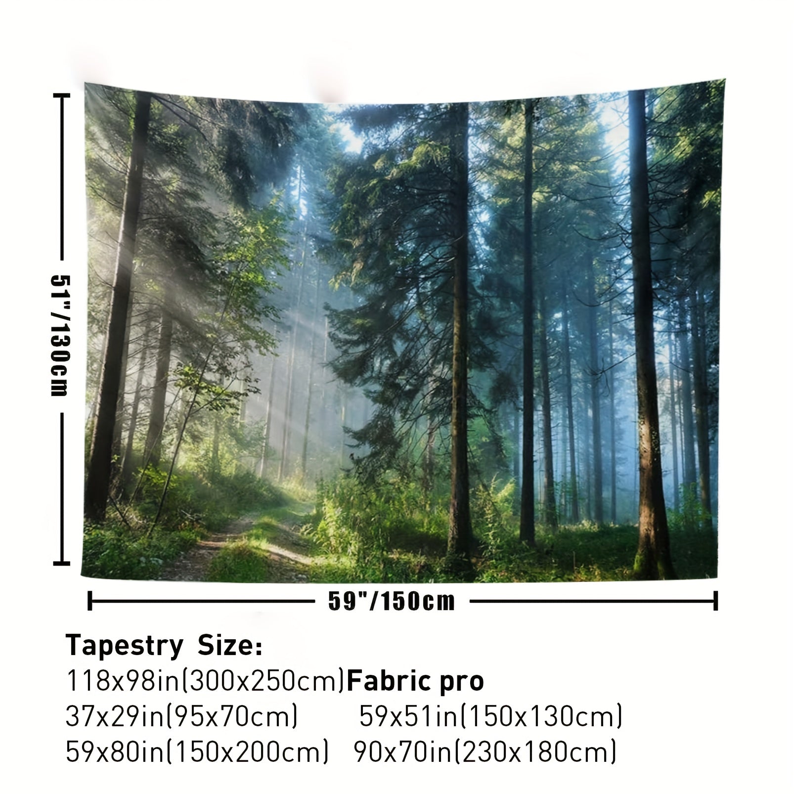 Forest Landscape Magic Tapestry Home D cor Living Room Bedroom Decoration