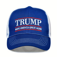 Letter Embroidery Mesh Trucker Hat Baseball Cap