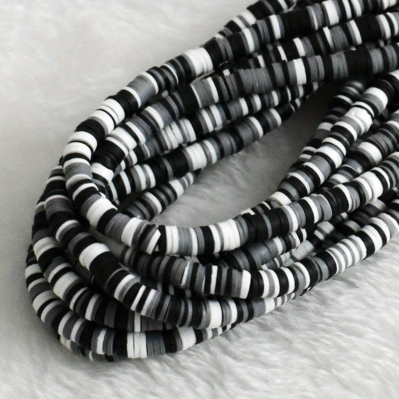 7mm Soft Ceramic Beads for Bracelets Necklaces Mixed Women's Accessories