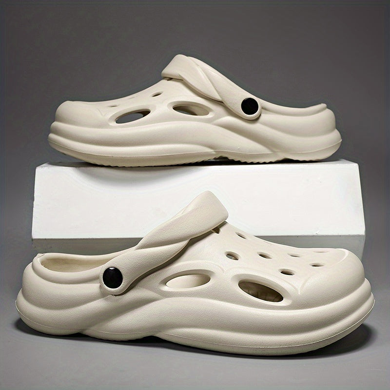 Men's Soft Closed Toe Sandals Walking Shoes