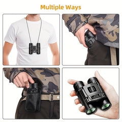 100x22 HD Telescope 30000m Phone Binoculars High Magnification BAK4 Micro Night