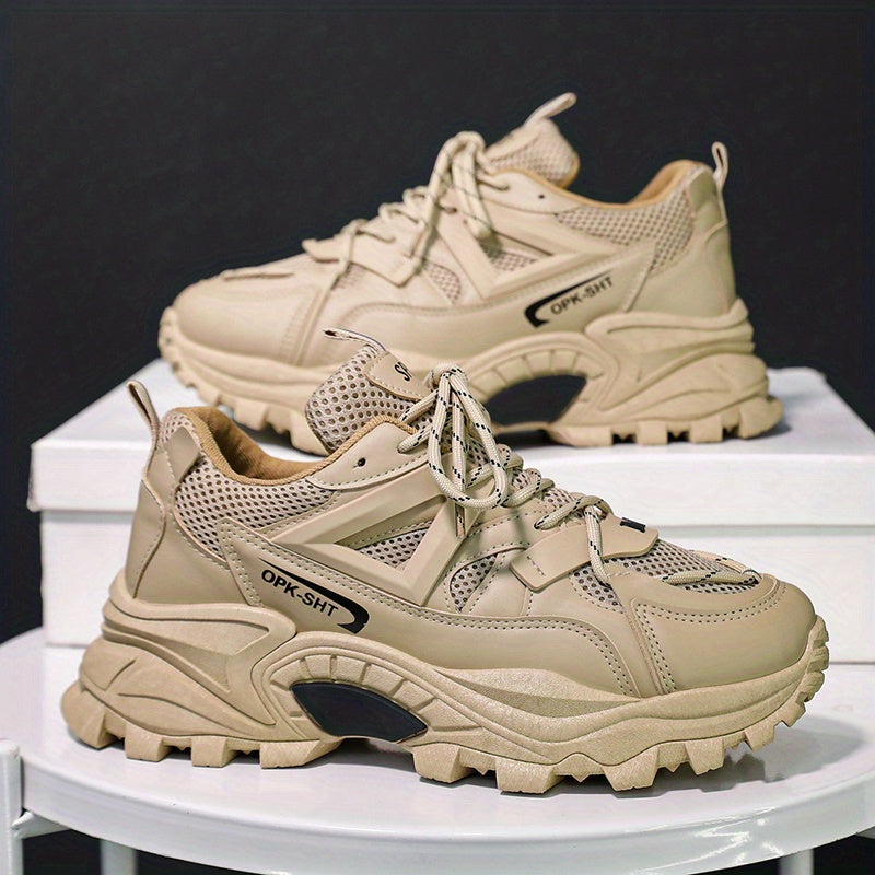 Men's Chunky Mesh Sneakers Casual Outdoor Walking Shoes