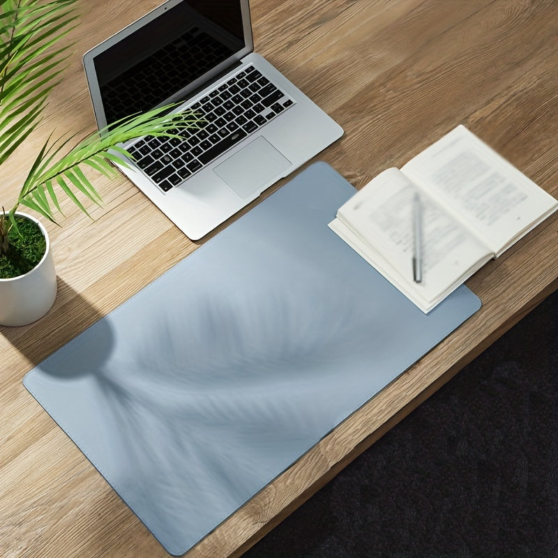 Double Sided Faux Leather Mouse Pad Anti Slip Durable 1pc