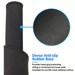 Panda Round Mouse Pad Non-slip Rubber Base for Gaming and Wireless Mouse