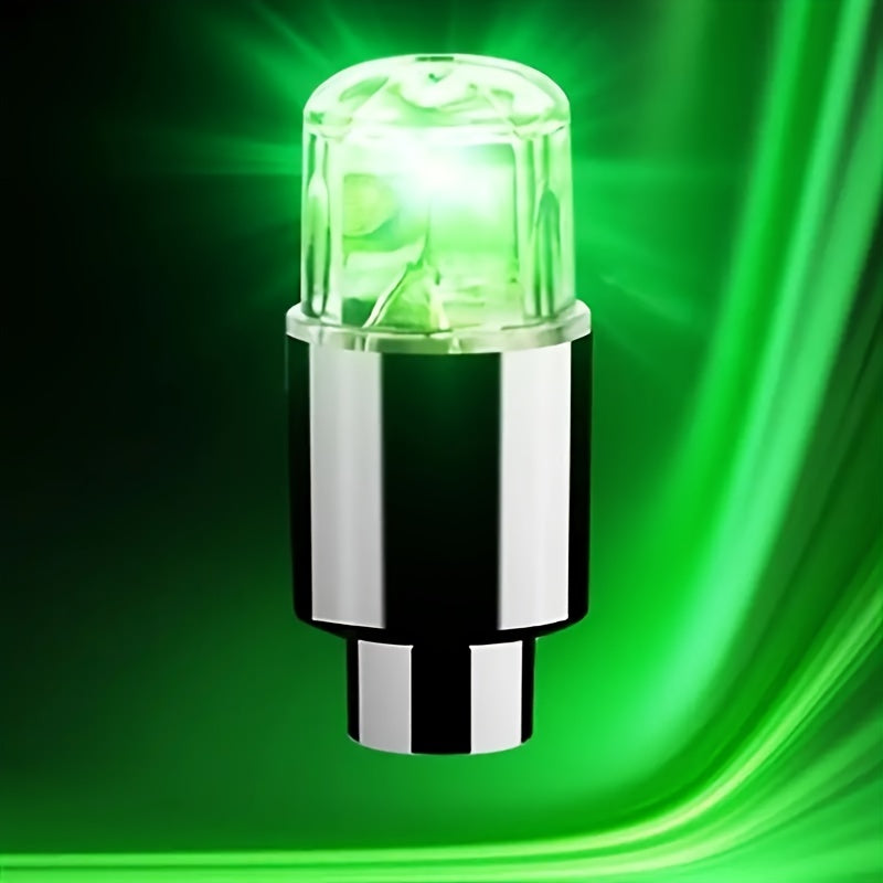 Promethfire LED Tire Valve Caps Neon Light - 2pcs