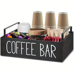 Solid Wooden Box Tea Room Coffee Cup Storage Box Home Decor Year Gift