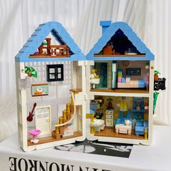 1000 pcs House Building Blocks Openable & Closeable Mixed Colors