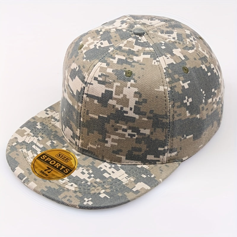 Smooth Camo Flat Cap Men Women Baseball Hip hop Hat
