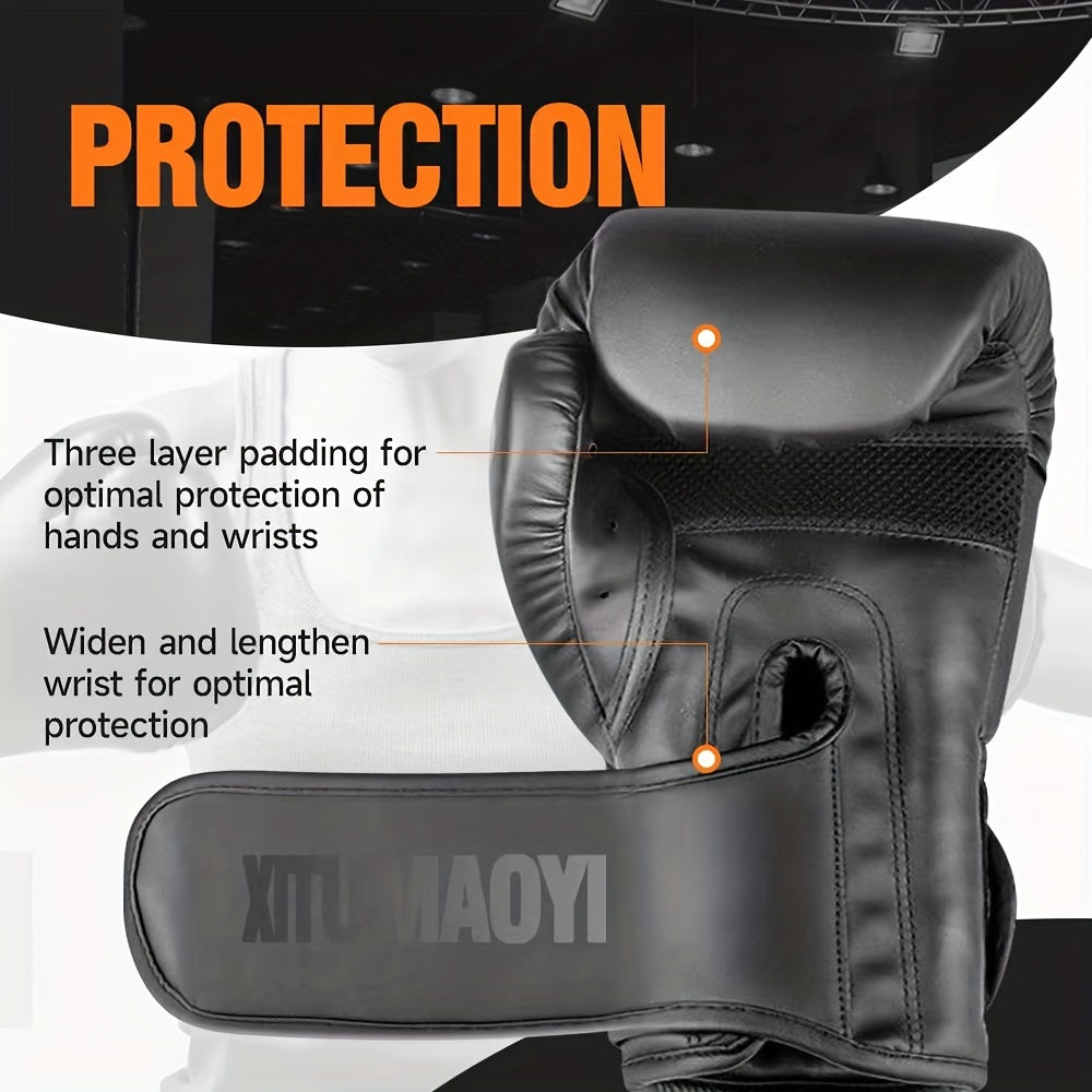 Unisex Boxing Training Gloves Kickboxing Sparring Punching