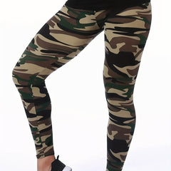  Camo High Rise Stretch Leggings