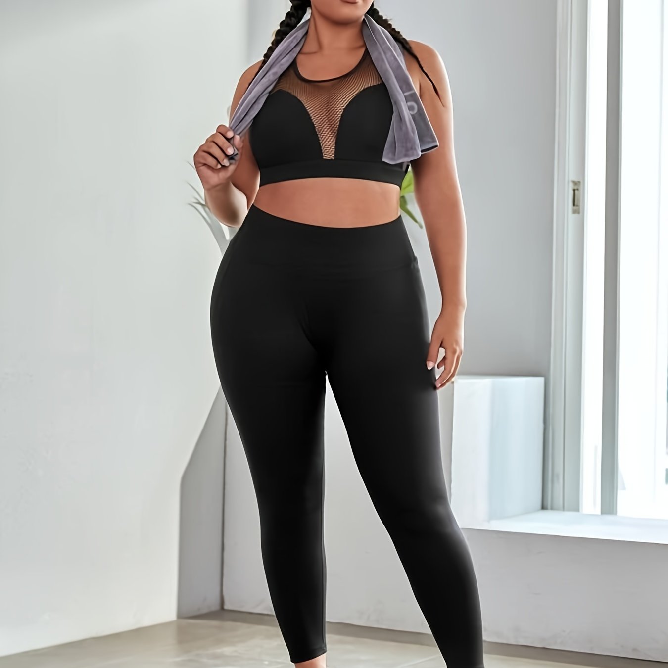  High Rise Sports Leggings Women's Yoga Training Leggings
