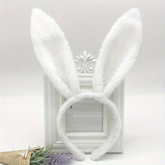 Bunny Rabbit Ear Headband Plush Hairband Costume Party Easter Hair Accessories