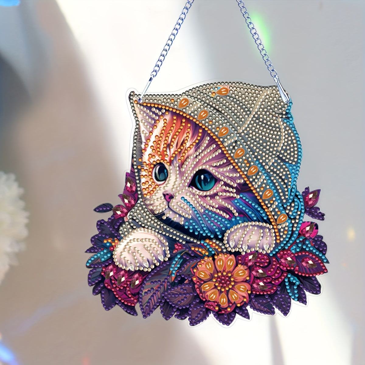 Cat Pattern Special Shape Diamond Painting Kit