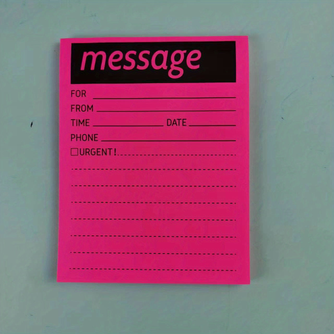 Sticky Note Phone Message Pad Colored Fluorescent Notebook