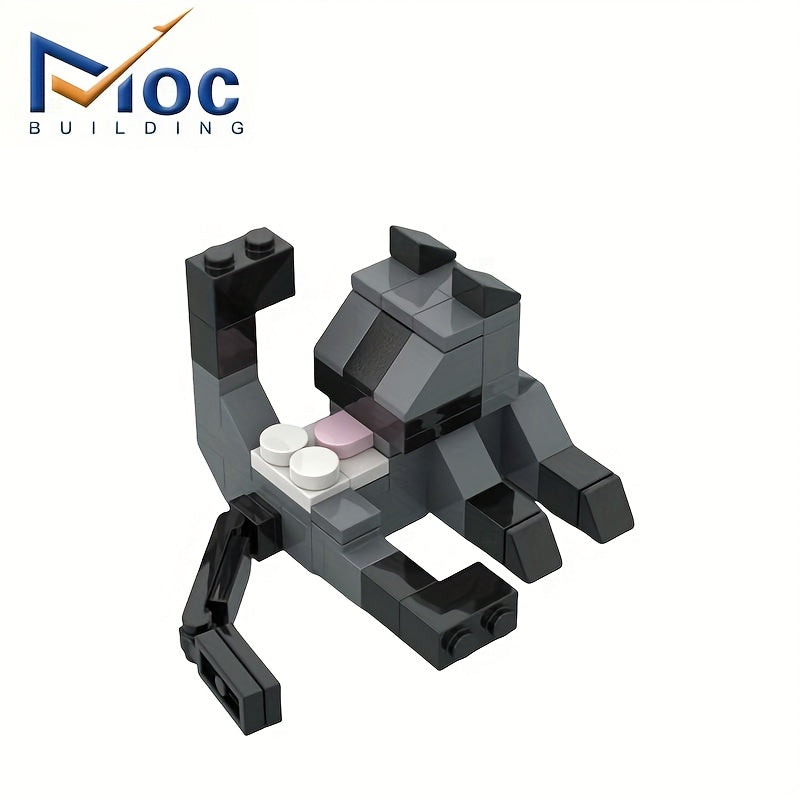 MOC Building Blocks Cat & Dog Creative DIY Toy for Teens & Adults