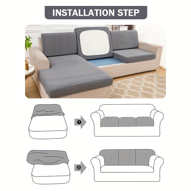 1pc Sofa Slipcover Non slip Sofa Cover Elastic Couch Cover Furniture Protector
