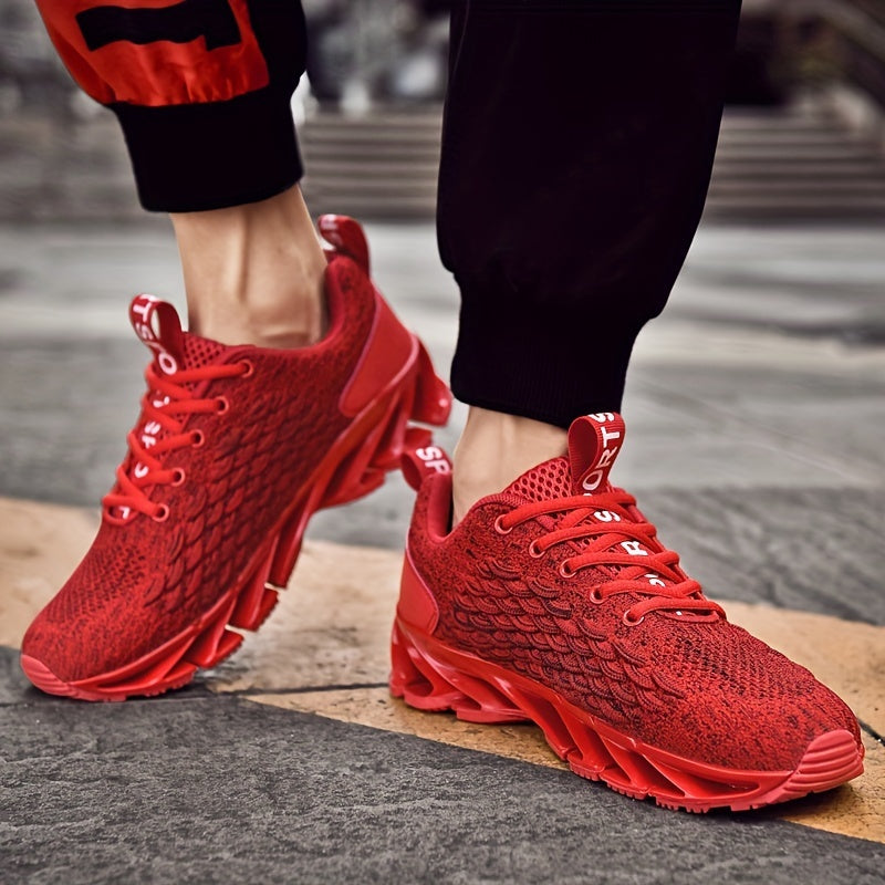 Men's Blade Sneakers Shock Absorption Lightweight Running Shoes