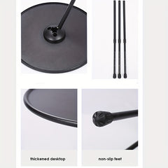 Aluminum Folding Small Round Table Portable Adjustable Camping Coffee Table