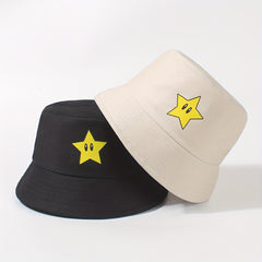 Cartoon Print Bucket Hat Sunscreen Beach Hats For Women & Men