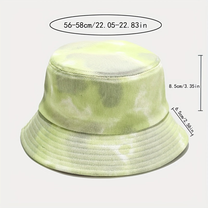 Tie Dye Bucket Hat Hip Hop Unisex Fisherman Cap