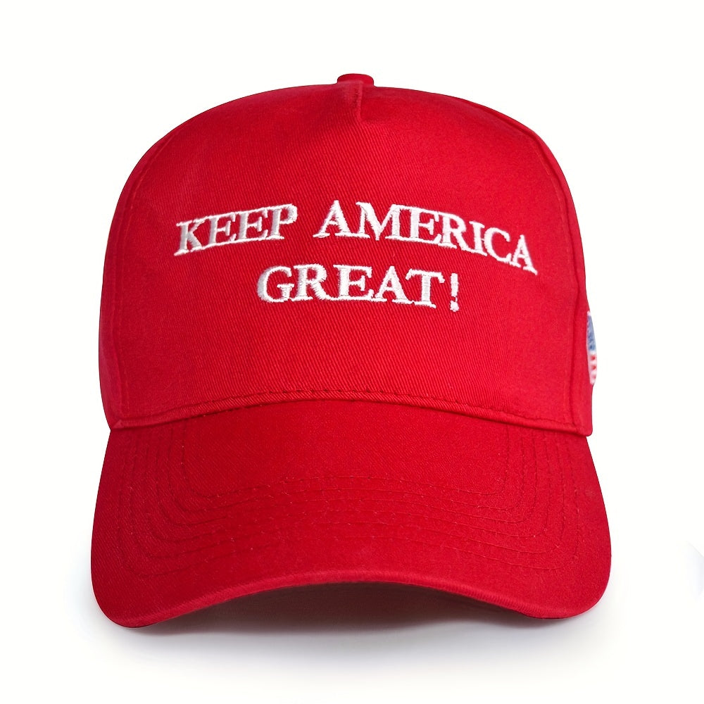 Flag Embroidery Baseball Cap Couple Sun Hat