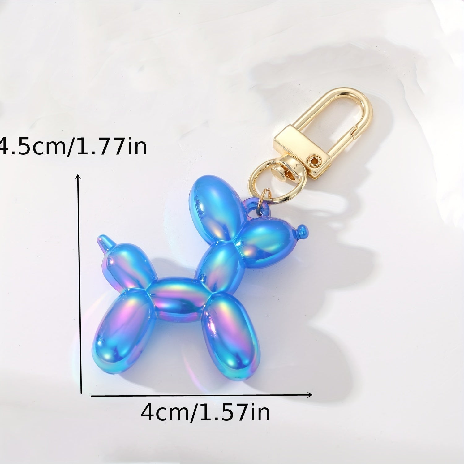 Balloon Dog Keychain Cartoon Animal Series Wallet School Bag Pendant