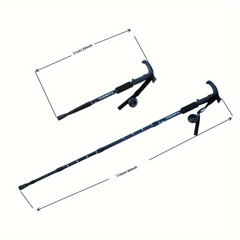 Shock Absorbing T handle Trekking Poles