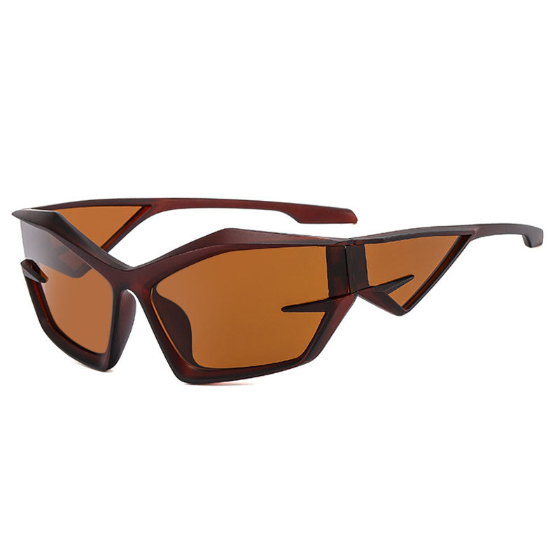Men's Retro Future Tech Cat Eye Sunglasses