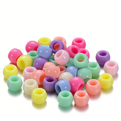 100pcs 24inch Mixed Line Acrylic Column Tube Pony Beads