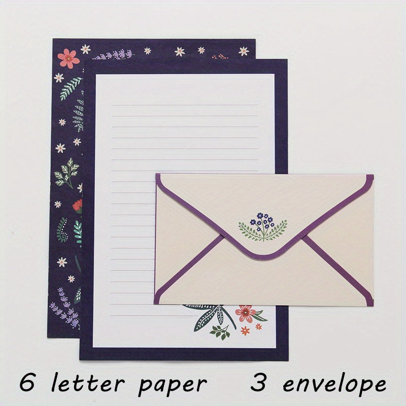 9-Piece Stationery Paper and Envelopes Set