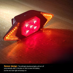 Rechargeable Bicycle Turn Signal Light Waterproof Bright Indicator