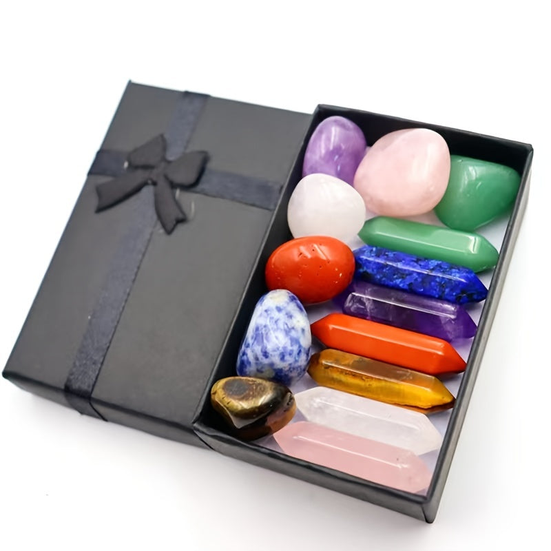 Healing Crystals Wands & Tower Chakra Stones Set