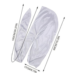 Silvery Silk Bandage Elastic Hip hop Head Wraps Headwear Turban