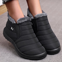Plush Lined Thermal Furry Snow Boots